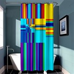 Colorful Endless Window Shower Curtain 36  x 72  (Stall)  Curtain(36 X72 ) - 33.26 x66.24  Curtain(36 X72 )