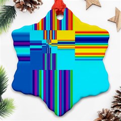 Colorful Endless Window Ornament (snowflake)