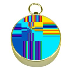 Colorful Endless Window Gold Compasses by designworld65