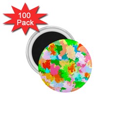 Colorful Summer Splash 1 75  Magnets (100 Pack)  by designworld65