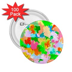 Colorful Summer Splash 2 25  Buttons (100 Pack) 