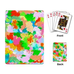 Colorful Summer Splash Playing Card