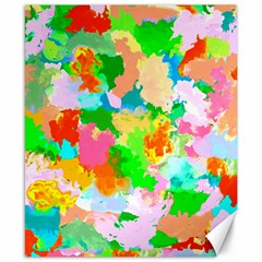 Colorful Summer Splash Canvas 8  X 10  by designworld65