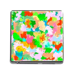 Colorful Summer Splash Memory Card Reader (square)