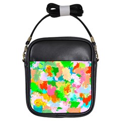 Colorful Summer Splash Girls Sling Bags