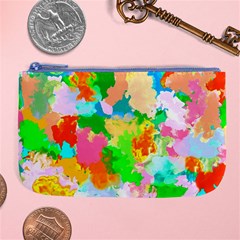 Colorful Summer Splash Large Coin Purse