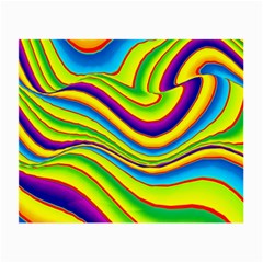 Summer Wave Colors Small Glasses Cloth by designworld65