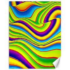 Summer Wave Colors Canvas 12  X 16   by designworld65