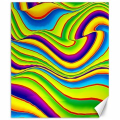 Summer Wave Colors Canvas 20  X 24   by designworld65