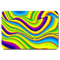 Summer Wave Colors Large Doormat  by designworld65