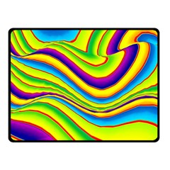 Summer Wave Colors Fleece Blanket (small) by designworld65