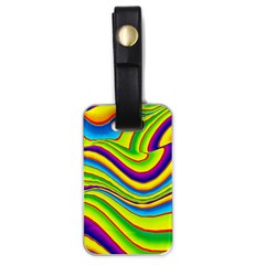 Summer Wave Colors Luggage Tags (one Side)  by designworld65