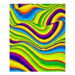 Summer Wave Colors Shower Curtain 60  x 72  (Medium)  60 x72  Curtain