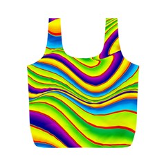 Summer Wave Colors Full Print Recycle Bags (m)  by designworld65