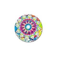 Sunshine Feeling Mandala Golf Ball Marker by designworld65