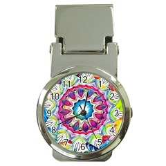 Sunshine Feeling Mandala Money Clip Watches by designworld65