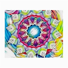 Sunshine Feeling Mandala Small Glasses Cloth (2-side) by designworld65