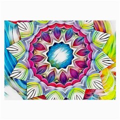 Sunshine Feeling Mandala Large Glasses Cloth (2-side)