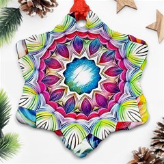 Sunshine Feeling Mandala Ornament (snowflake)