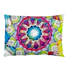 Sunshine Feeling Mandala Pillow Case (two Sides) by designworld65