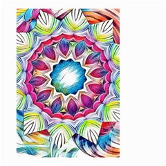 Sunshine Feeling Mandala Small Garden Flag (two Sides) by designworld65