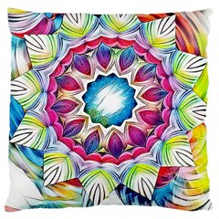 Sunshine Feeling Mandala Large Cushion Case (two Sides)