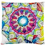 Sunshine Feeling Mandala Large Cushion Case (Two Sides) Back