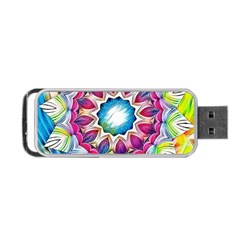 Sunshine Feeling Mandala Portable Usb Flash (one Side) by designworld65