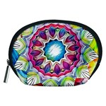 Sunshine Feeling Mandala Accessory Pouches (Medium)  Front