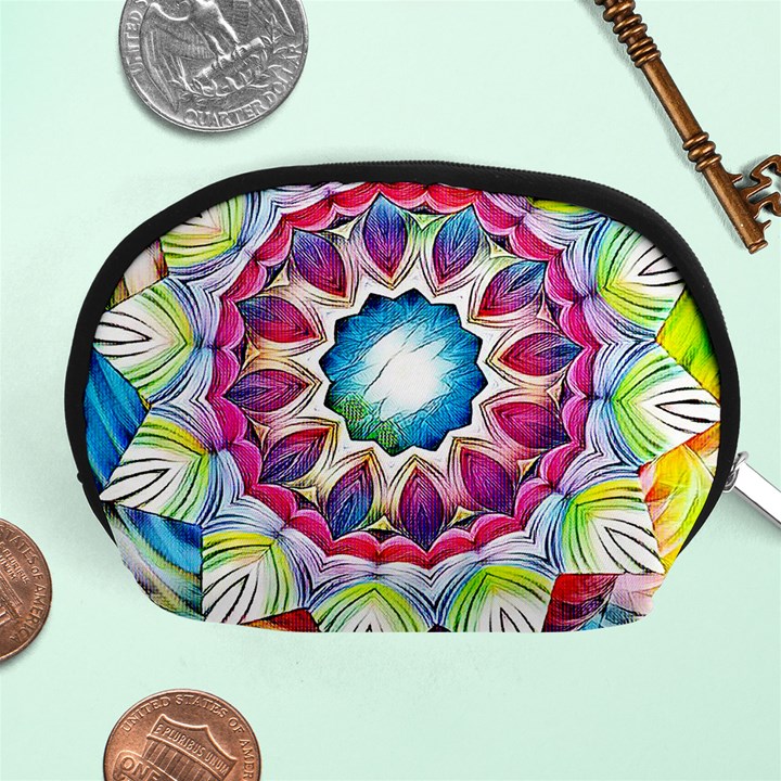 Sunshine Feeling Mandala Accessory Pouches (Medium) 