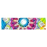 Sunshine Feeling Mandala Satin Scarf (Oblong) Front