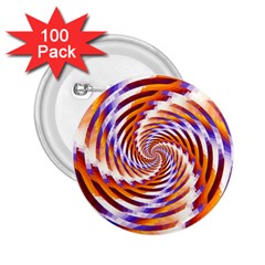 Woven Colorful Waves 2 25  Buttons (100 Pack)  by designworld65