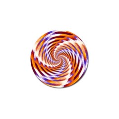 Woven Colorful Waves Golf Ball Marker (4 Pack) by designworld65