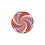 Woven Colorful Waves Golf Ball Marker (4 pack) Front