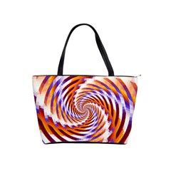 Woven Colorful Waves Shoulder Handbags by designworld65