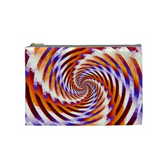 Woven Colorful Waves Cosmetic Bag (medium) 