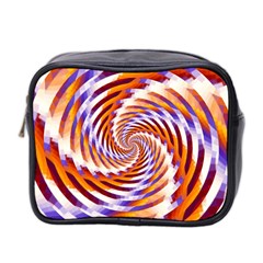 Woven Colorful Waves Mini Toiletries Bag 2-side by designworld65