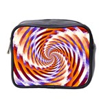 Woven Colorful Waves Mini Toiletries Bag 2-Side Front