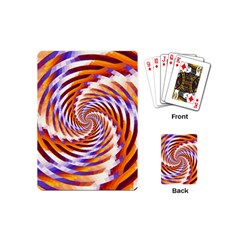 Woven Colorful Waves Playing Cards (mini) 