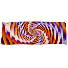 Woven Colorful Waves Body Pillow Case (dakimakura) by designworld65