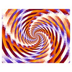 Woven Colorful Waves Double Sided Flano Blanket (medium)  by designworld65