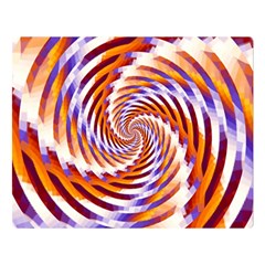 Woven Colorful Waves Double Sided Flano Blanket (large)  by designworld65