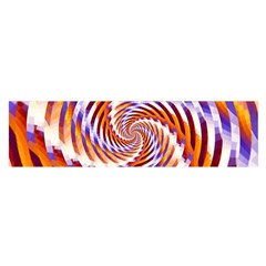 Woven Colorful Waves Satin Scarf (oblong) by designworld65