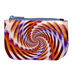 Woven Colorful Waves Large Coin Purse