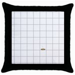 Pie Cooling on the Window Pane Pattern Throw Pillow Case (Black) Front