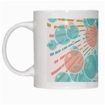 Bubbles White Mugs Left