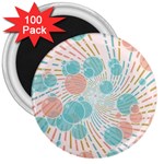 Bubbles 3  Magnets (100 pack) Front