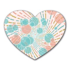 Bubbles Heart Mousepads by linceazul