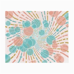 Bubbles Small Glasses Cloth (2-side) by linceazul