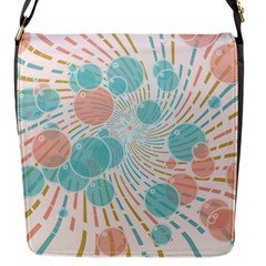 Bubbles Flap Messenger Bag (s) by linceazul